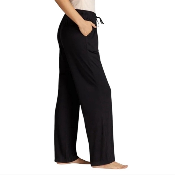 New! Natori Lounge Pants Size Small Beige Black PJ Pants Casual Neutral Relaxed - Picture 12 of 12